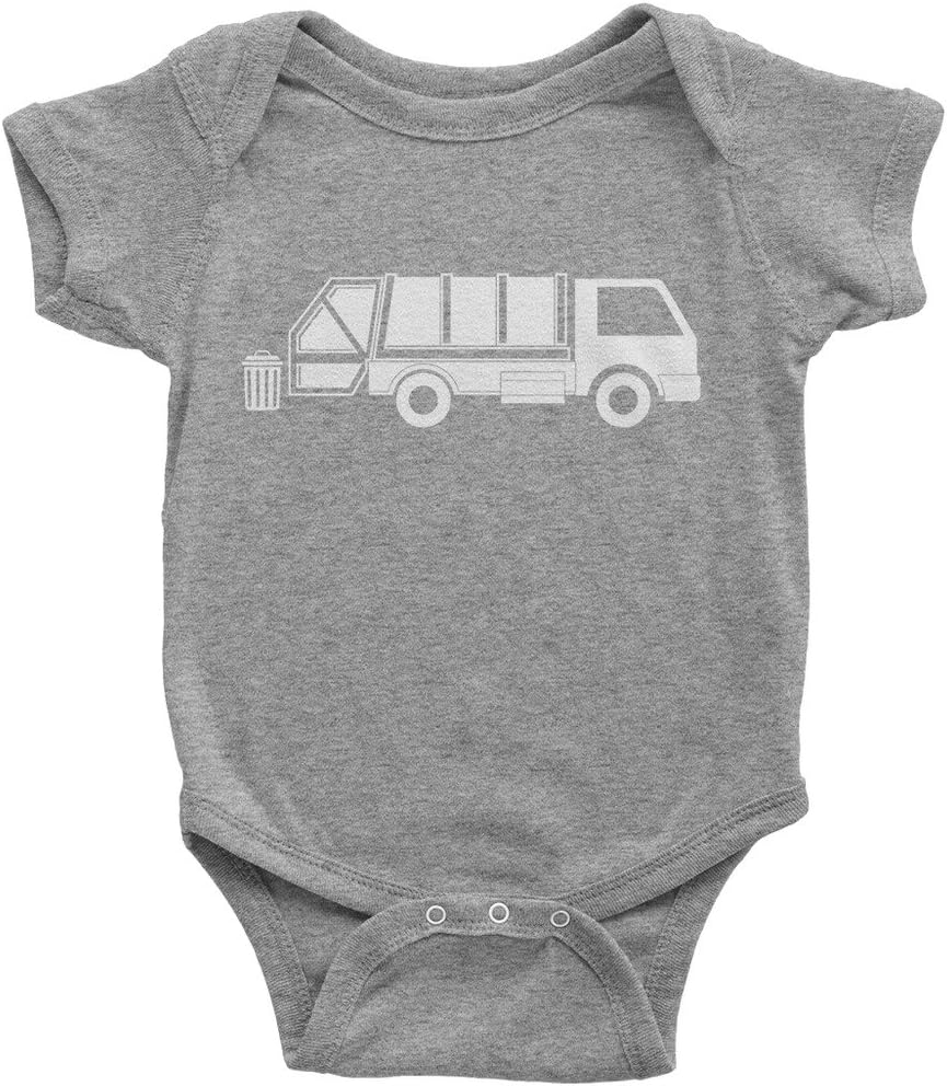 Threadrock Baby Garbage Truck Infant Bodysuit