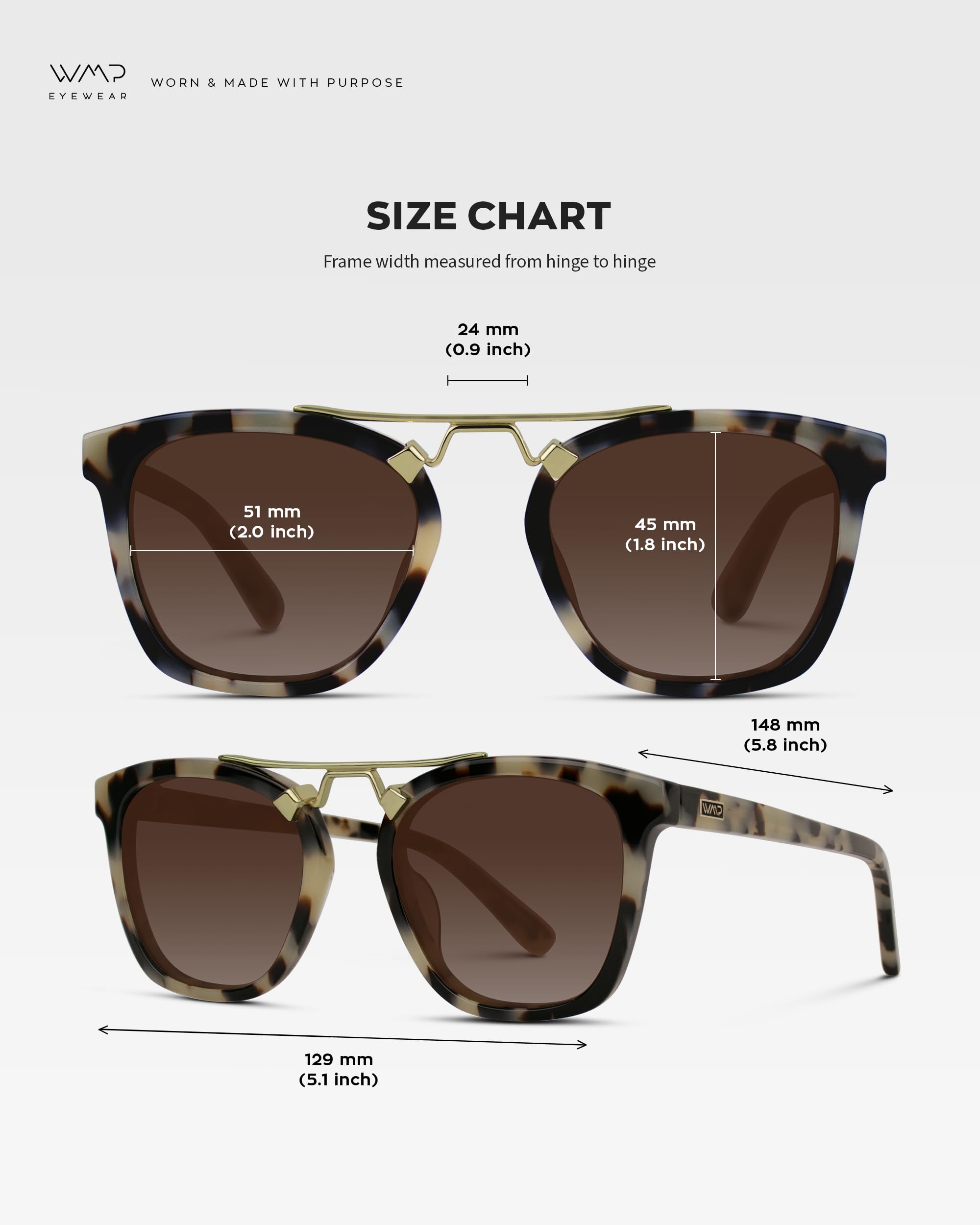Amazon.com: WearMe Pro Polarized Vintage Large Square Womens 