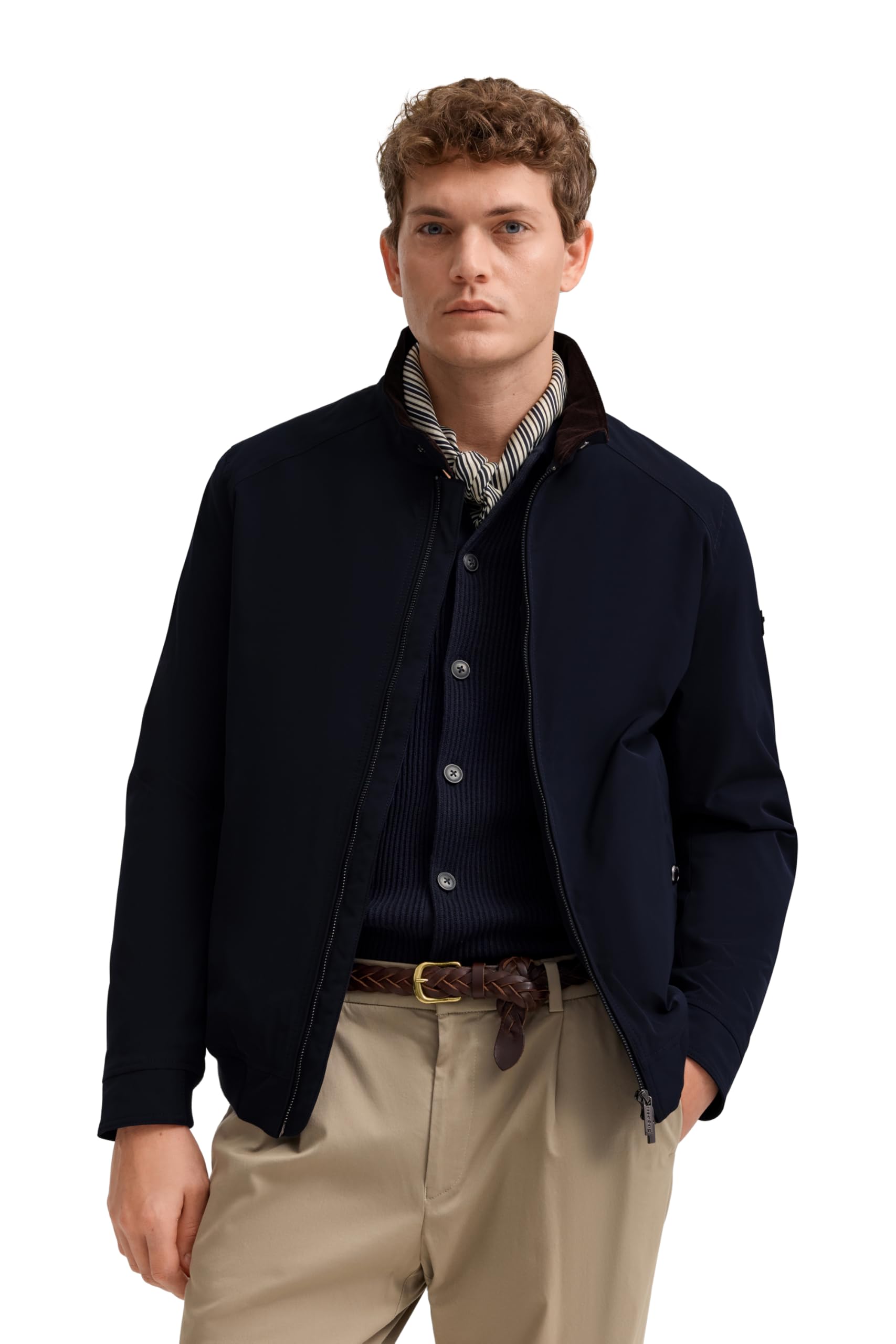 bugatti Men's 179200-11091 Jacket, 390-navy, 42