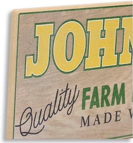Miniatura 4 de John Deere - Letrero pequeño de madera para garaje o cueva de hombre, hecho con orgullo