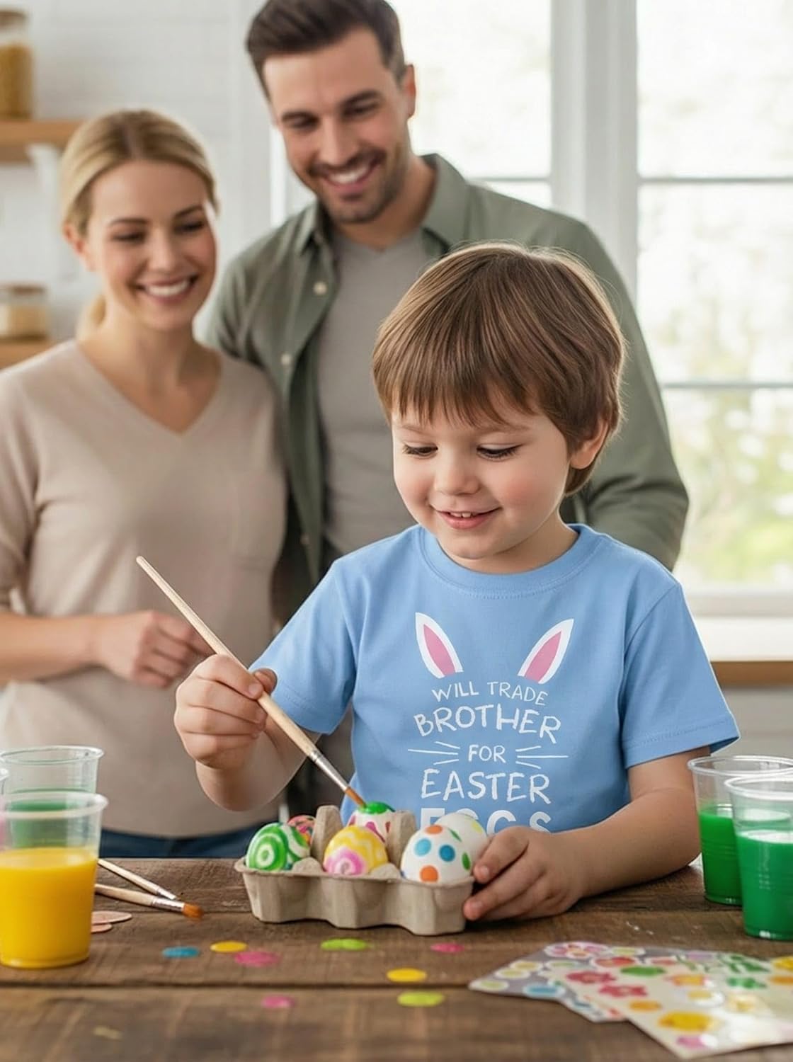 Tstars Funny Holiday Shirts for Kids - St Patrick's Day & Easter Tees for Infant Toddler Boys & Girls