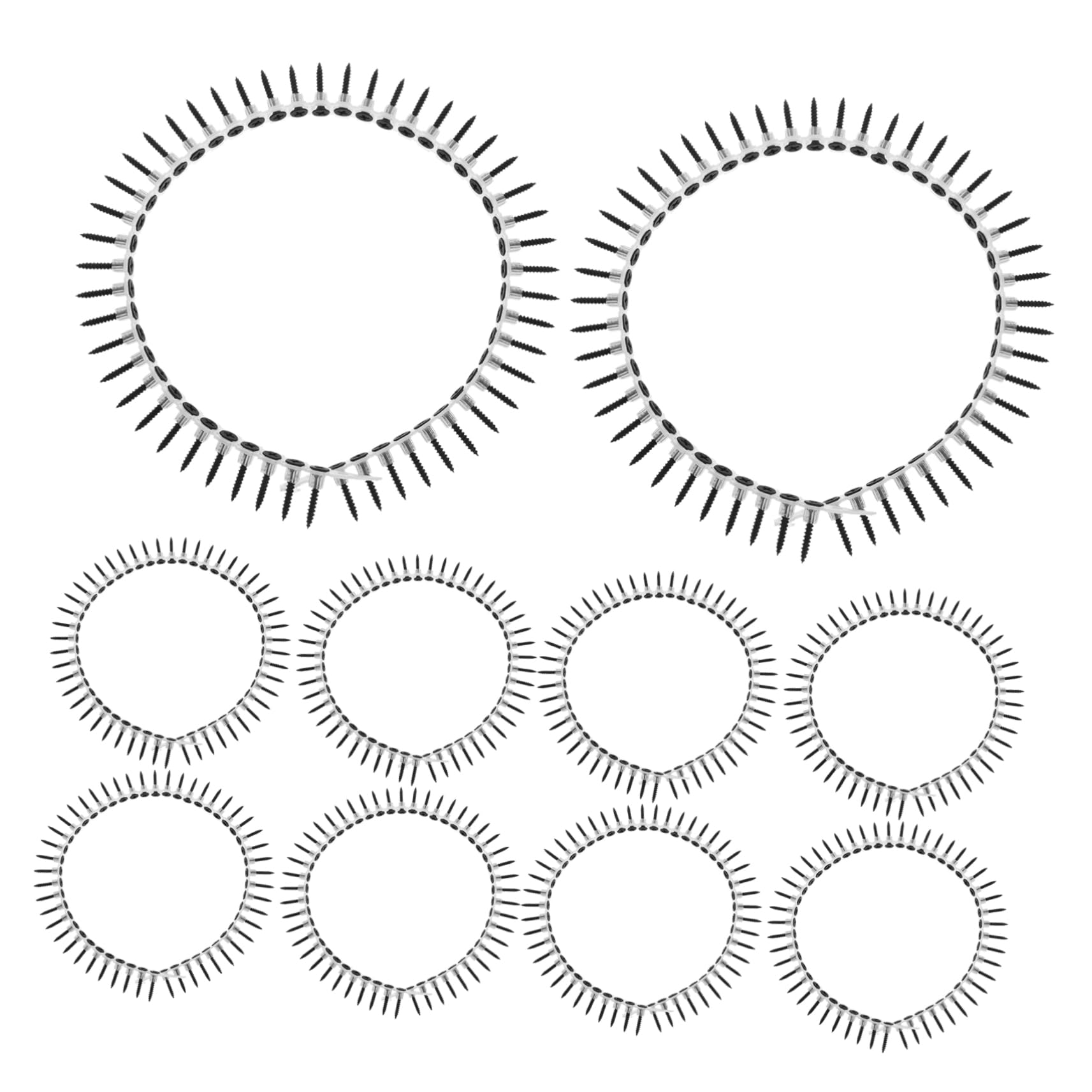 1000 Stück Hochleistungs Trockenbauschrauben aus Kunststoff und Legierung Silber Einfache Montage Vielseitig für Renovierung und Holzbearbeitung
