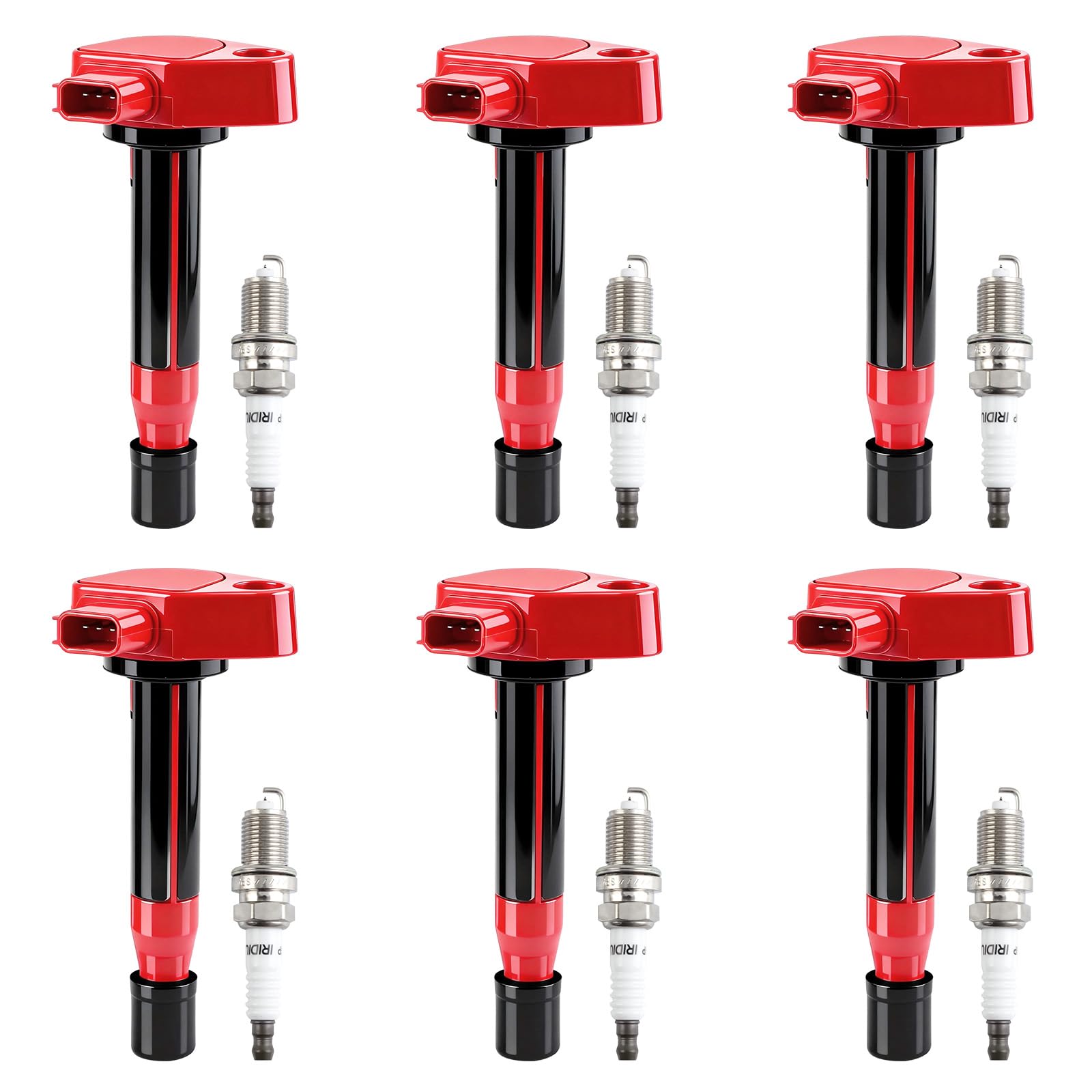 Photo 1 of **DIRTY**
Pindex 6 Pack UF242 Ignition Coil & 4503 Double Iridium Spark Plug Compatible with Honda Accord Odyssey Acura TL CL RL 3.0L 3.2L 3.5L V6 1788303 UF400 5C1013 50063 C1221 C242 7098 30520-P8E-A01