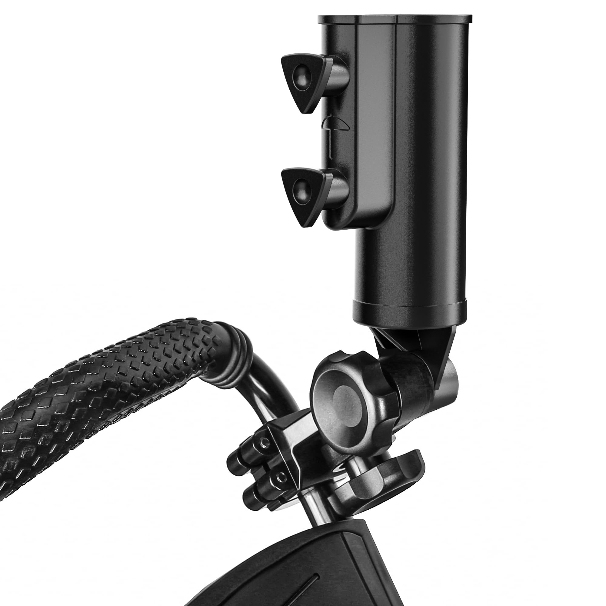 10L0L Golf-Schirmhalter, starkes, windabweisendes Metall, kein Bohren, Motocaddy Powakaddy Regenschirmhalter für Golfwagen, Schwarz