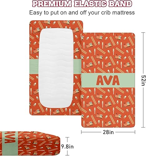 Miniatura 3 de Manta de bebé de doble capa con nombre personalizado, estampado de tren naranja, regalos de cumpleaños para niños y niñas, manta de bebé