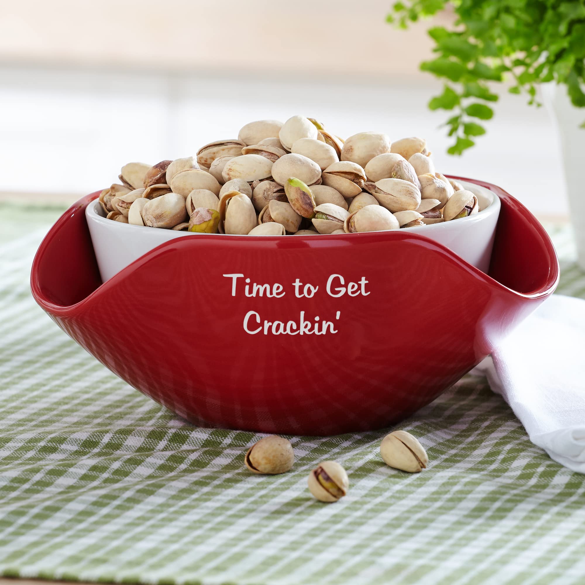 Let's Make Memories Personalized Any Message Snack Bowl Set - For Him - For Dad - Block