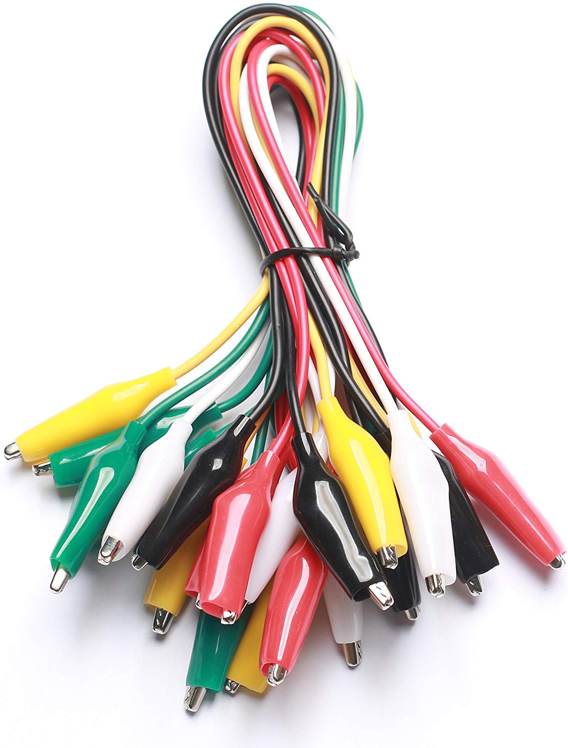 REES52 1set 10pcs Alligator Clips Electrical DIY Test Leads Alligator Double-ended Crocodile Clips Roach Clip Test Jumper Wire (B01IMB73O4) Amazon Price History, Amazon Price Tracker