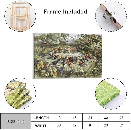 Miniatura 2 de Richard Doyle, Un ensayo en tierra de hadas, dibujo de ilustraciones, impresiones artísticas, arte vintage, lienzo de arte para pared, póster de