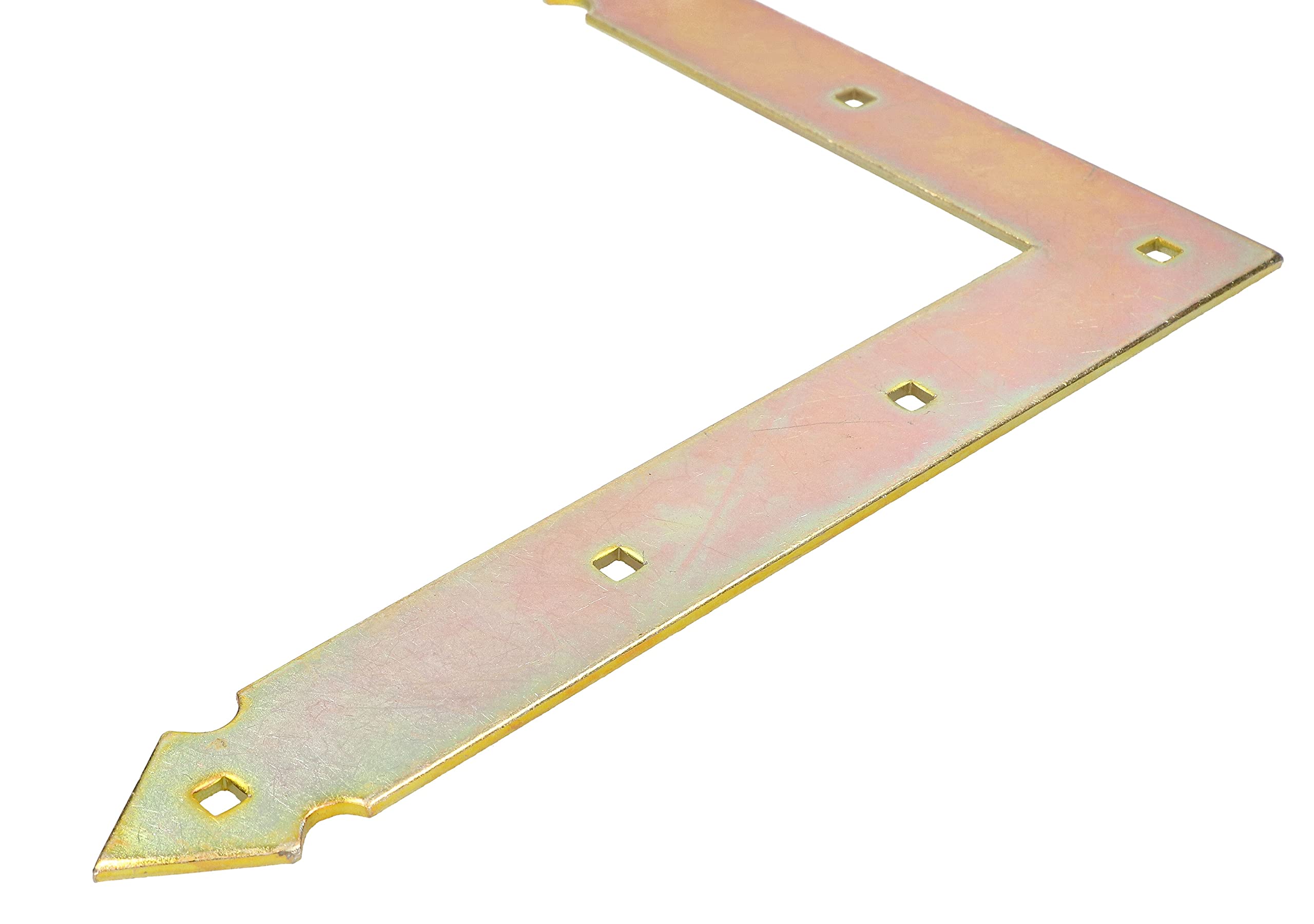 KOTARBAU® 10 x Placas de Esquina, Placas Planas en Forma de L, 270x210 Conector Angular, Conector de Esquina, Placa Perforada, Placas de reparación 90º, Conectores Planos, Pletinas, Soportes de Acero