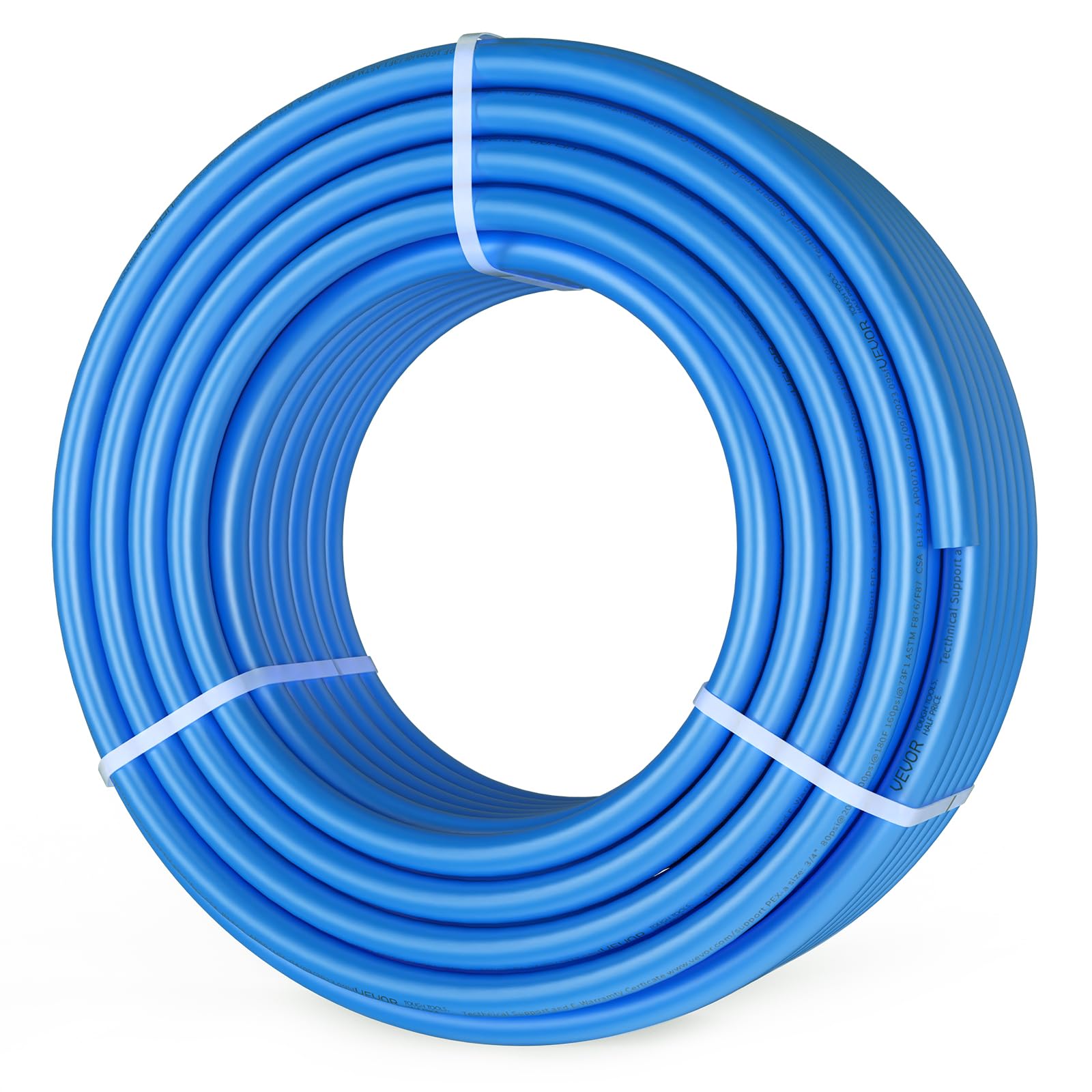 VEVOR P128-13-100B Nuovo Modello PEX Tubing, Blu, 3/4" X100ft