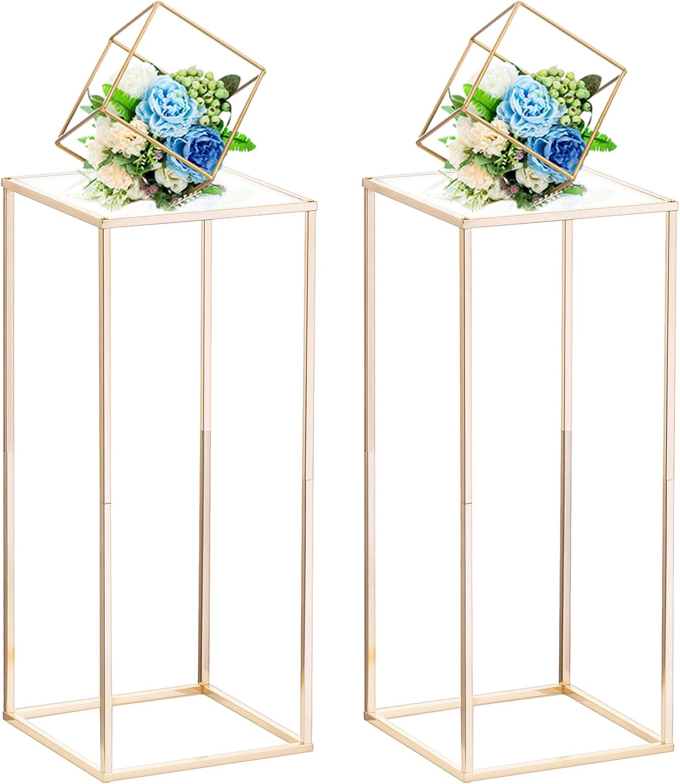 Table de rangement pour parfum Vanity Home Decor Jewelry Luxury Gold Glass Acryl