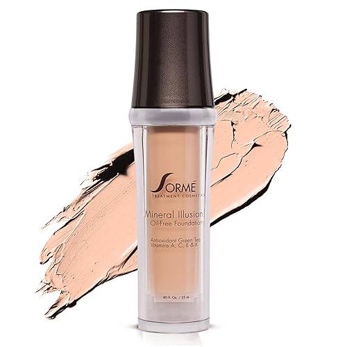 Miniatura 8 de SORMÉ Mineral Illusion Base líquida sin fragancia y aceite con protector solar no químico, fórmula mineral, hidratante con manteca de karité,