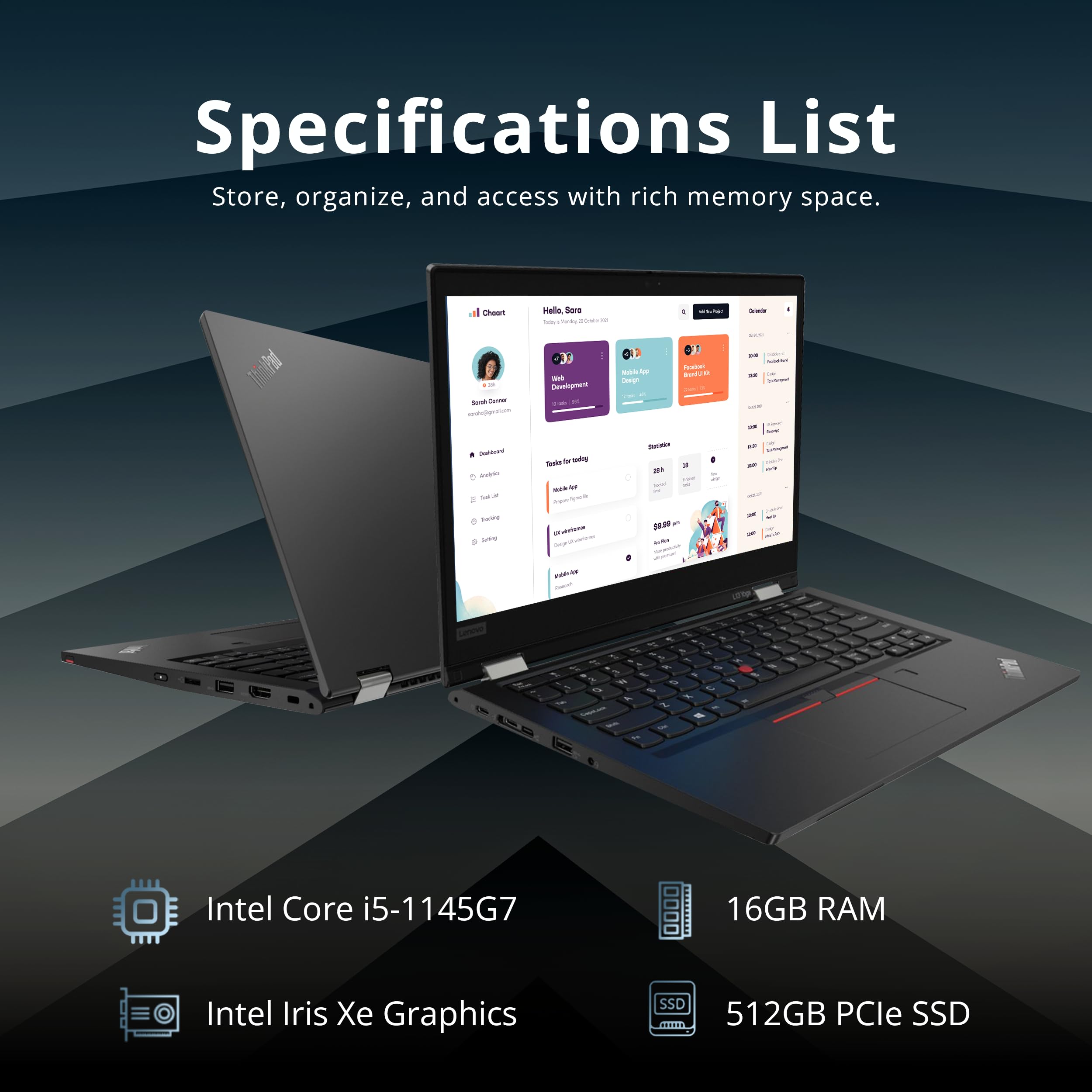 Amazon.com: Lenovo ThinkPad L13 Yoga 2-in-1 13.3