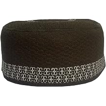 Kufi Mens Unisex Muslim Men Prayer Cap Ramadaan Caps Eid Kufis Handmade Namaz Hat Beanie