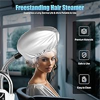 Vista 4 de Secador de pelo profesional 7 en 1, secador de pelo de 700 W, secador de pelo independiente con capucha, tratamiento de pelo con ruedas, máquina