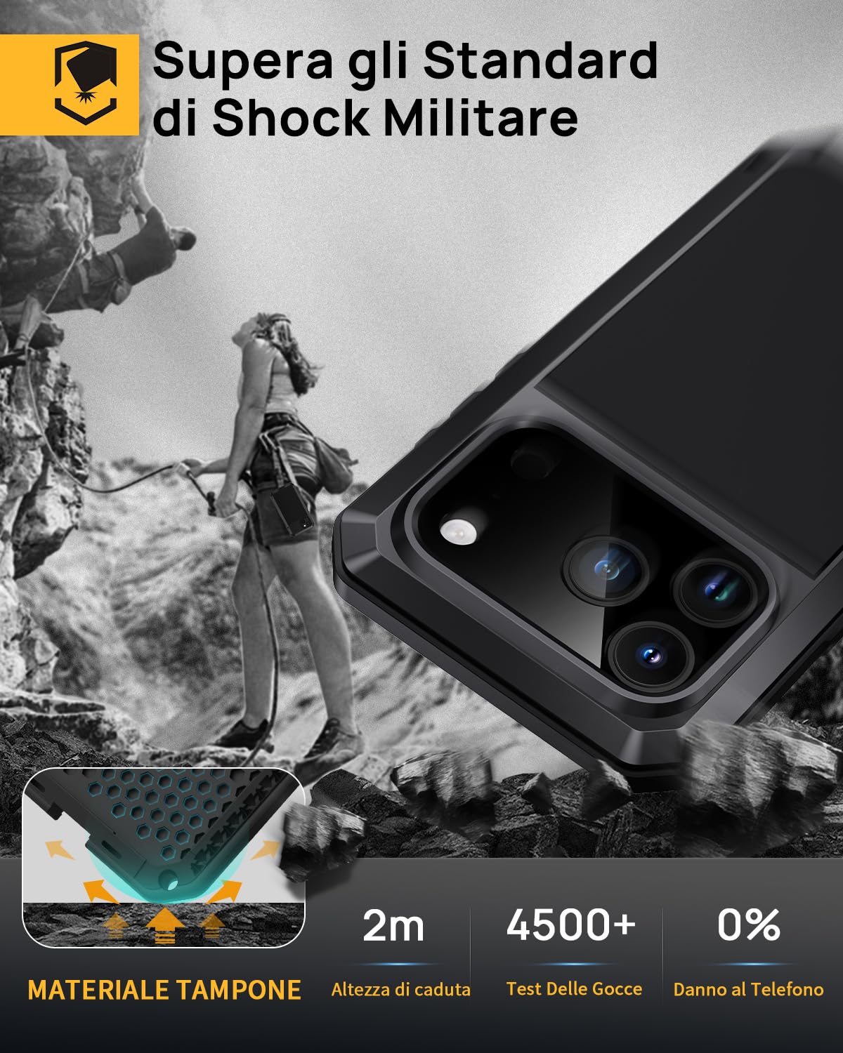IPhone 11 Pro Max Case, Heavy Duty Shockproof [Tough Armour