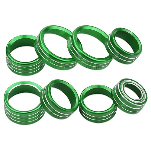 Miniatura 4 de Botón de interruptor de luz de radio de CA, cubierta de perilla de consola central para Chevy Silverado y GMC Sierra Accesorios 2014 2015 2016 2017