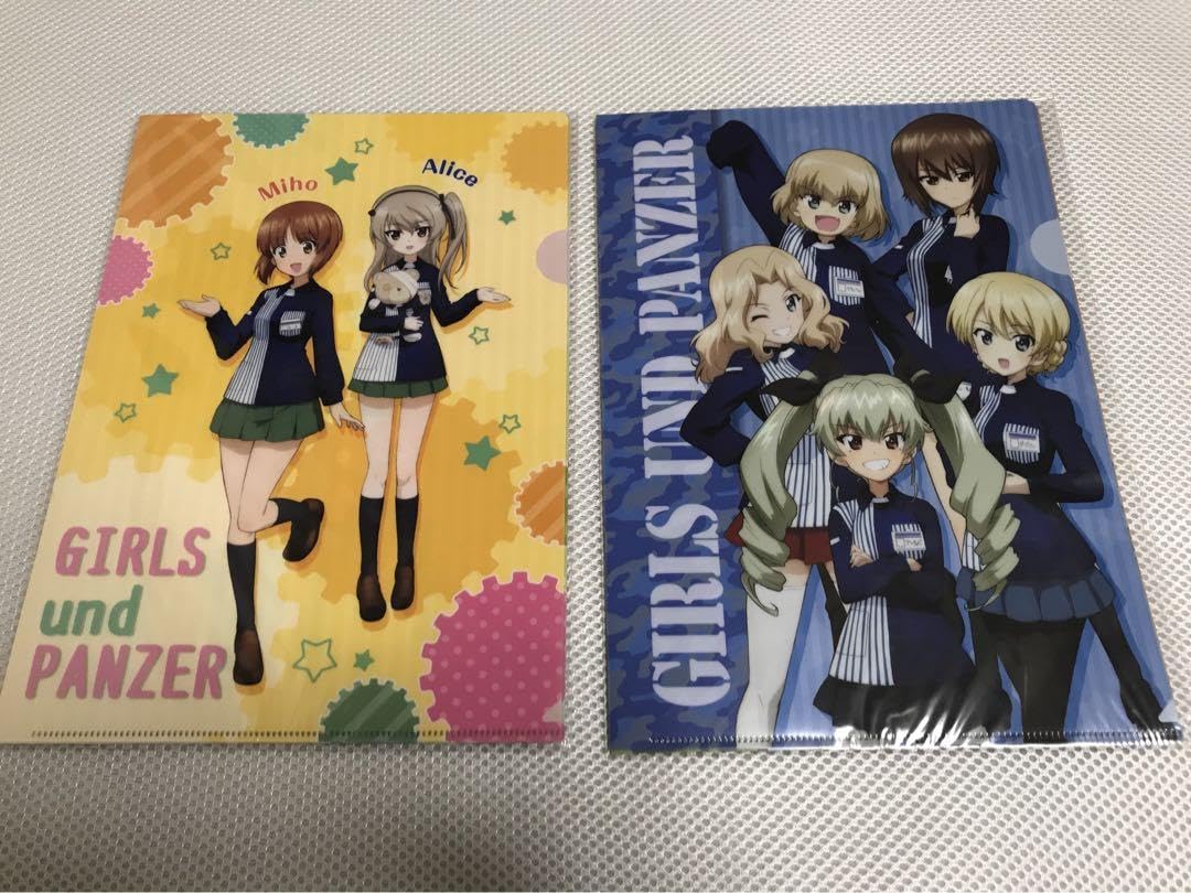 Amazon.co.jp: ガールズ&パンツァーのローソンコラボクリアファイル3枚