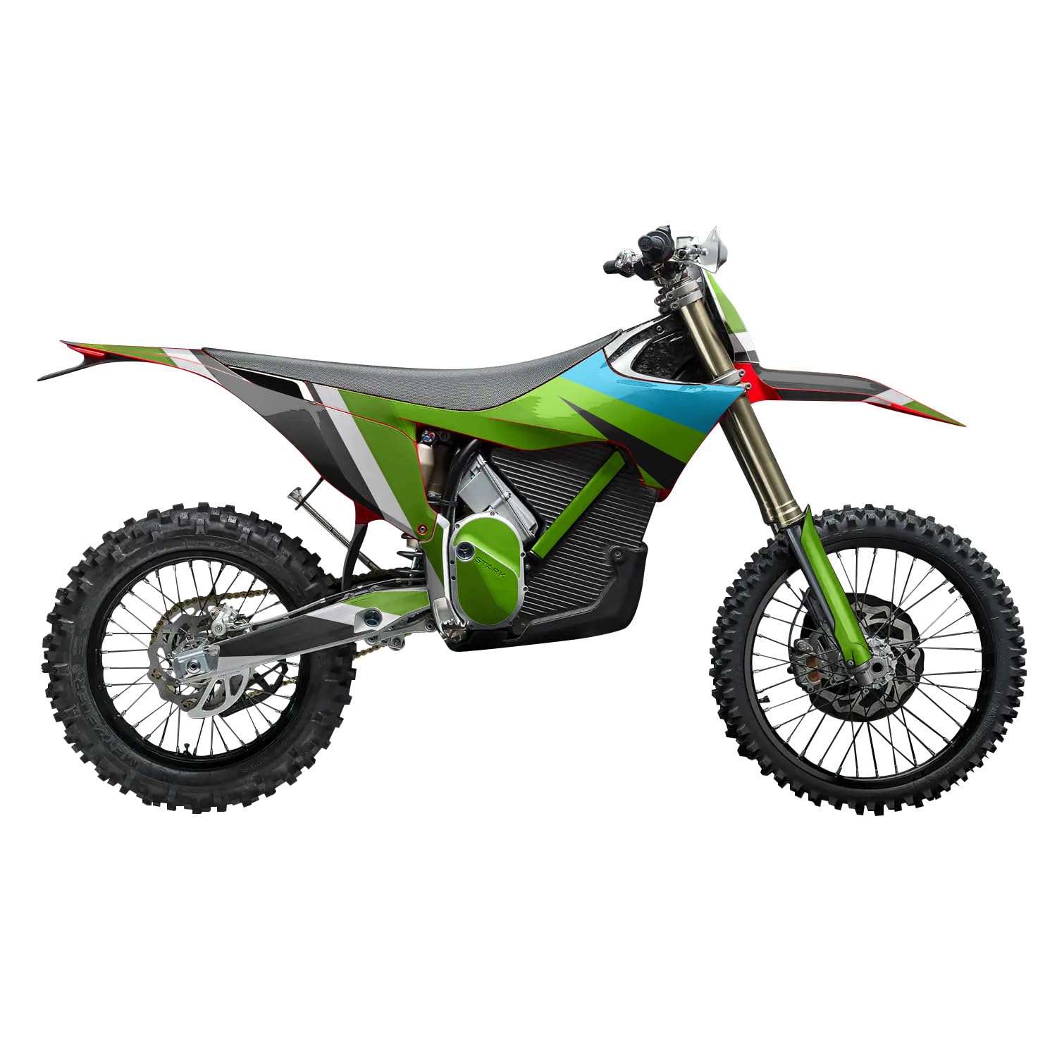 Stark Varg MX 2023-2025 Graphics Kit Wrap - Polyscape - Varg MX Skin - Premium 3M Vinyl Protective Wrap Decal Cover - Easy to Apply | Crafted in The USA by MightySkins