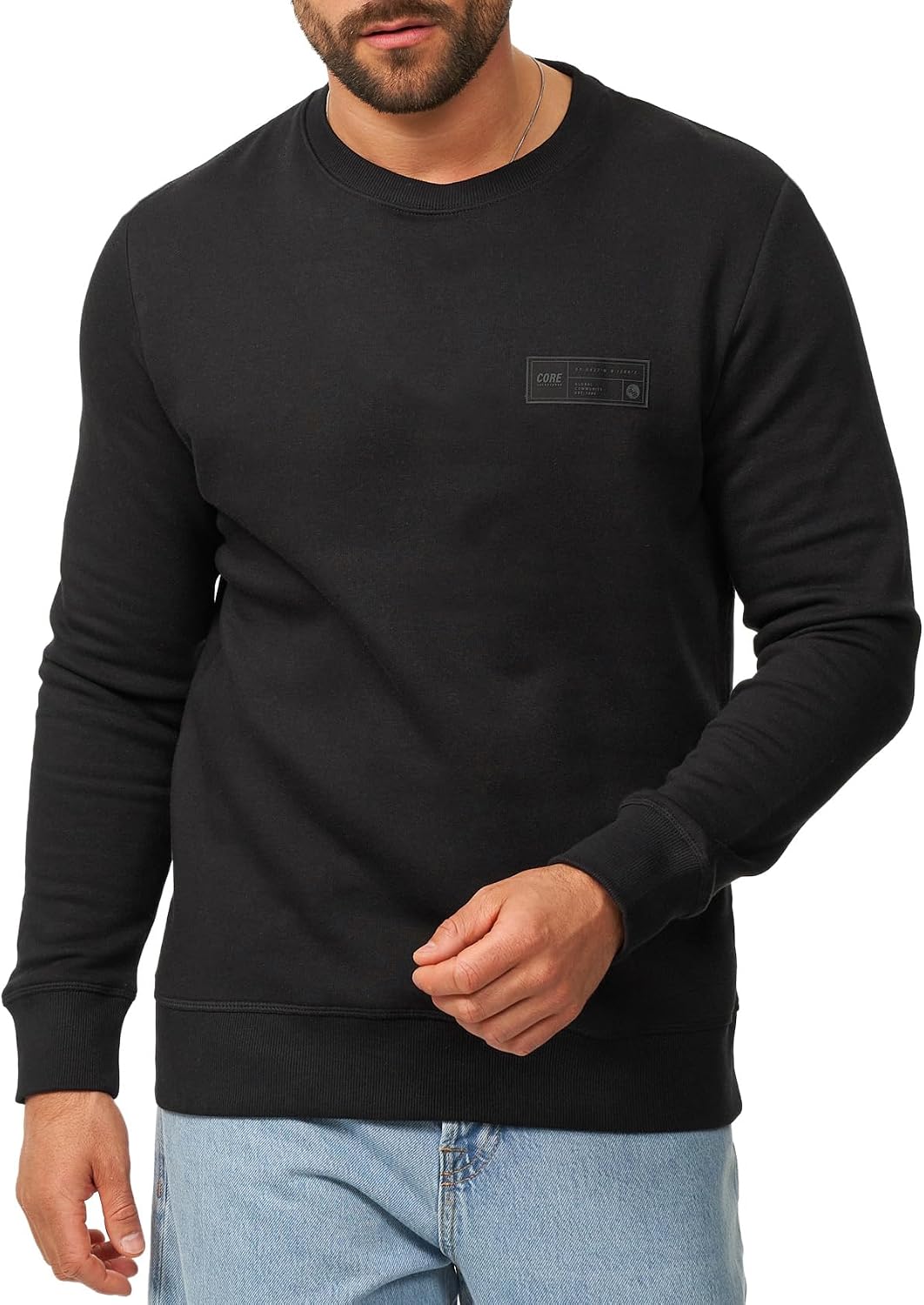 JACK & JONES Herren Sweatshirt Nicko Infinity Pullover Sweater