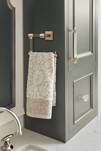 Vista 156 de Amerock BH36062CG10 - Toallero de mano Glacio de 5-7/16 pulgadas de longitud para pared de baño y cocina pequeña, accesorios de baño Transparente