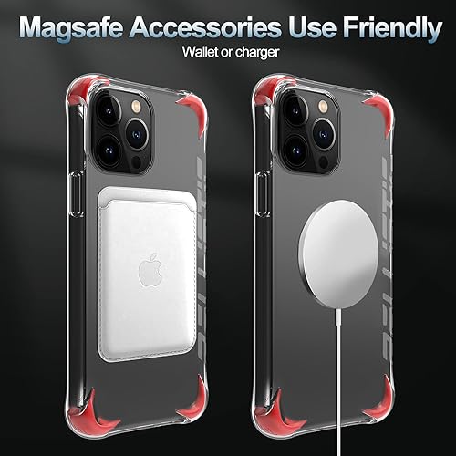 Miniatura 6 de Ballistic Funda transparente compatible con iPhone 13 Pro (solamente), con 1 protector de lente de cámara, 2 juegos contra esquinas caídas, funda