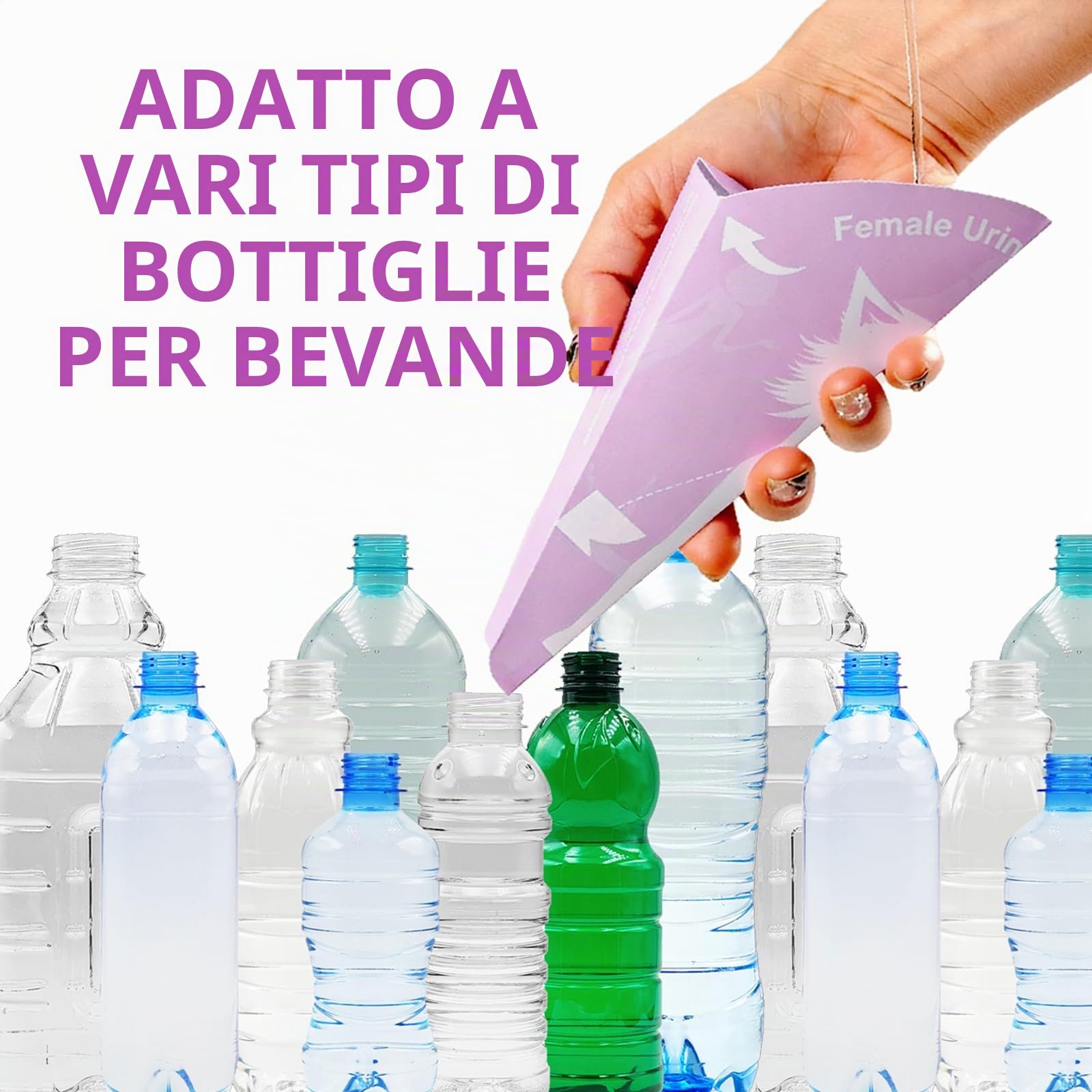 30 Pezzi Coni per Pipi Donna Monouso, Imbuto per Pipi in Piedi, Orinatoio Portatile in Carta, Adatto a Viaggi, Campeggio, Escursioni e Attività All'aperto, Donne Gravidanza e Anziani