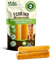 Vista 1 de EcoKind Premium Gold Yak Cheese Himalaya - Masticables para perros, para razas grandes, totalmente naturales, con alto contenido de proteínas