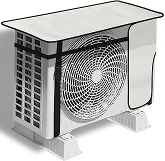 Air Conditioners Outdoor Unit Cover Heat Insulation Film Protection Cover | Polyester Ac Outdoor Unit Protector From Heat And Water Proof Cover | Split AC Outer Unit Cover (Universal Size)