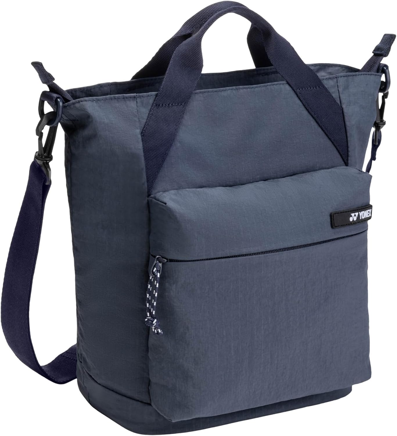 YONEX Compact Shoulder Bag | Lightweight Casual Daily Carry Tote w/Bottle Sleeve & Front Zip Pocket for Travel, Gym & Sports