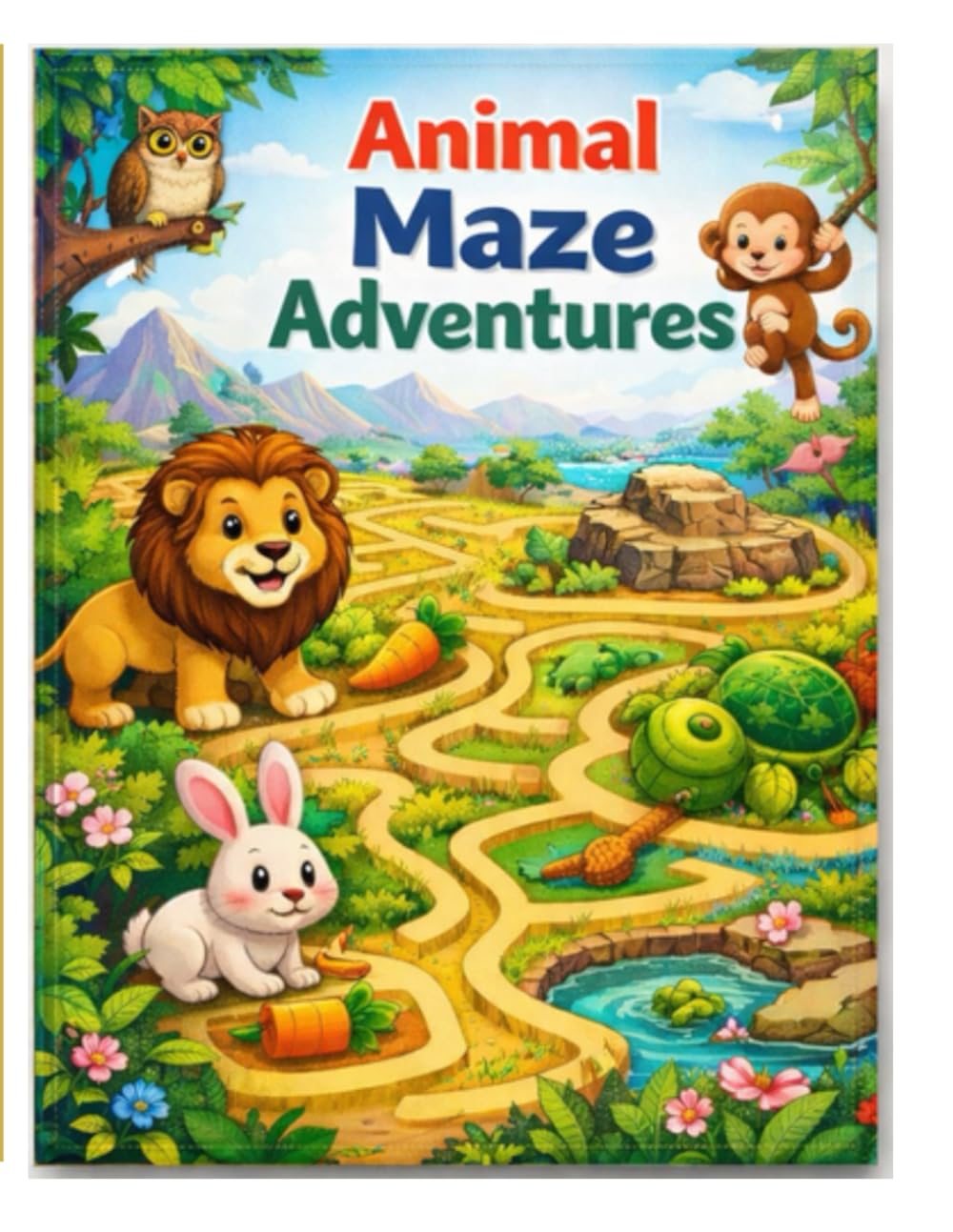 Animal Maze Adventures is a fun activity book for children that combines . It helps children: Animal Maze Adventures is a fun activity book for children