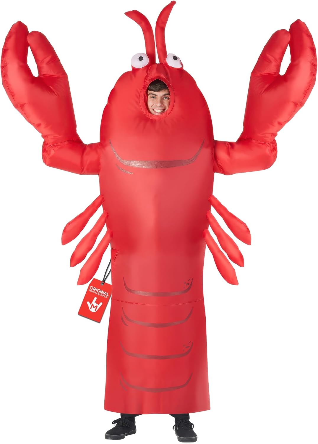Morph Inflatable Lobster Costume, Inflatable Lobster Costume Adult, Inflatables Costumes Adult, Blow Up Costumes for Adults