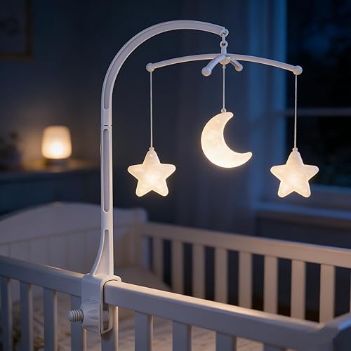 Miniatura 6 de Soporte para campana de cuna, soporte de campana de cama móvil, cuna de bebé, soporte de campana de cama móvil, decoración de juguete, soporte de