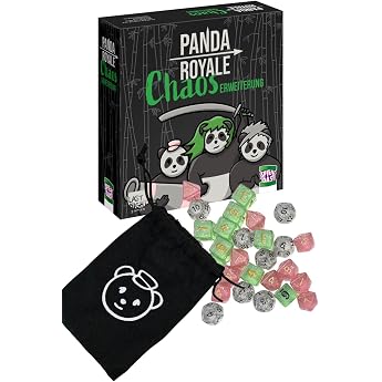 SPIEL DAS! Verlag - Panda Royale Chaos Expansion - Roll &amp; Write - Over 100 Cubes! German. 2-10 People from 8 Years. Novelty 2