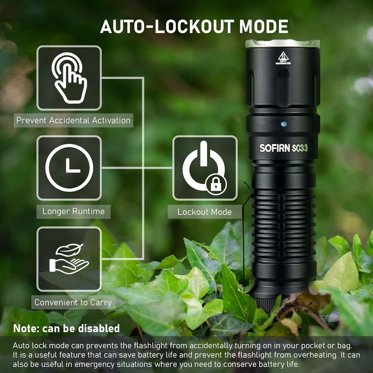 Tactical Flashlight Rechargeable Flashlights High Lumens - Sofirn SC33 Super Bright Flashlight 5200 Lumens, Powerful Flashlight High Powered, Waterproof LED Flashlights for Home Camping Outdoor Work - Image 7