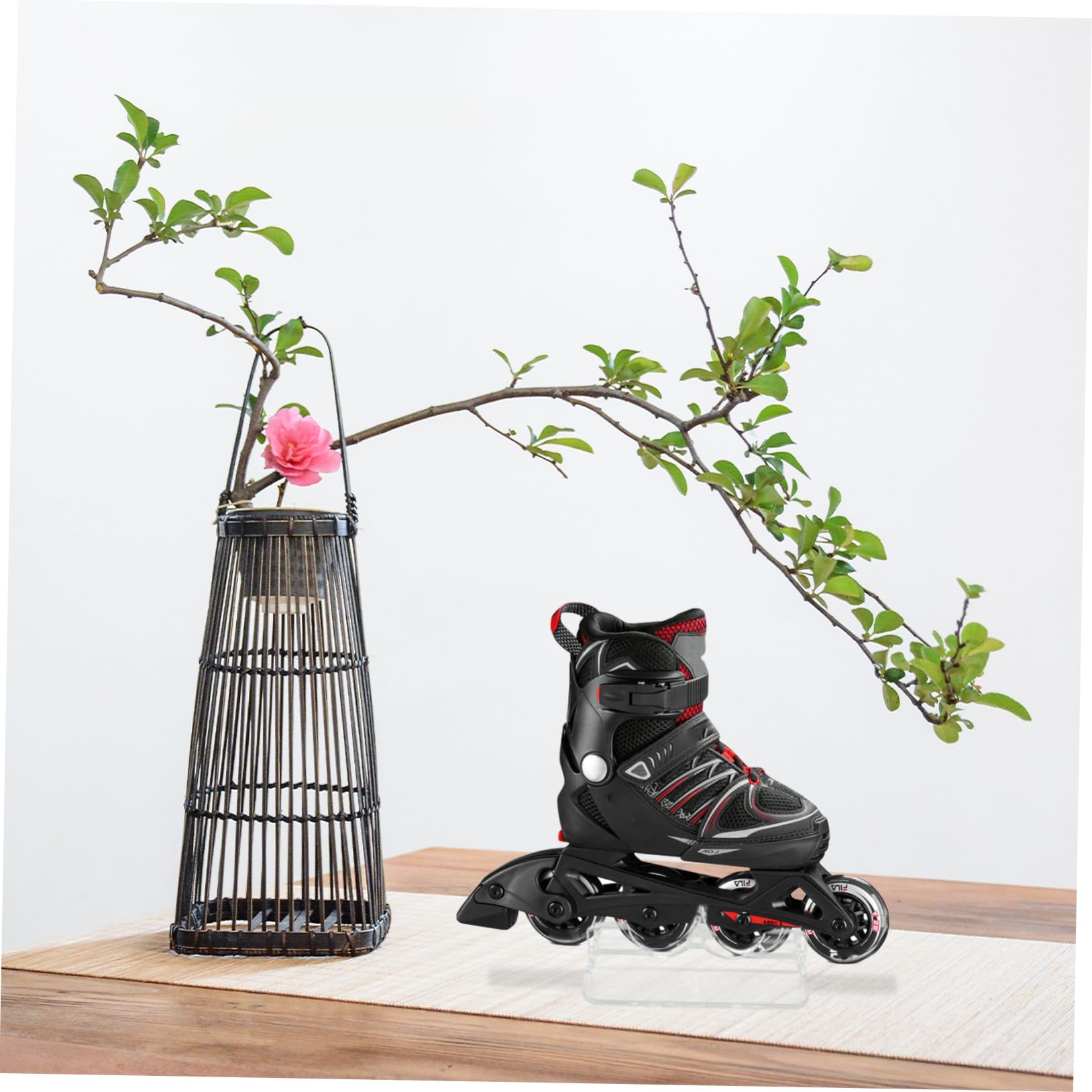 Toyvian Roller Skates Display Holder Transparent Ice Skates Rack for Retail Showcases Easy to Install for Store Displays