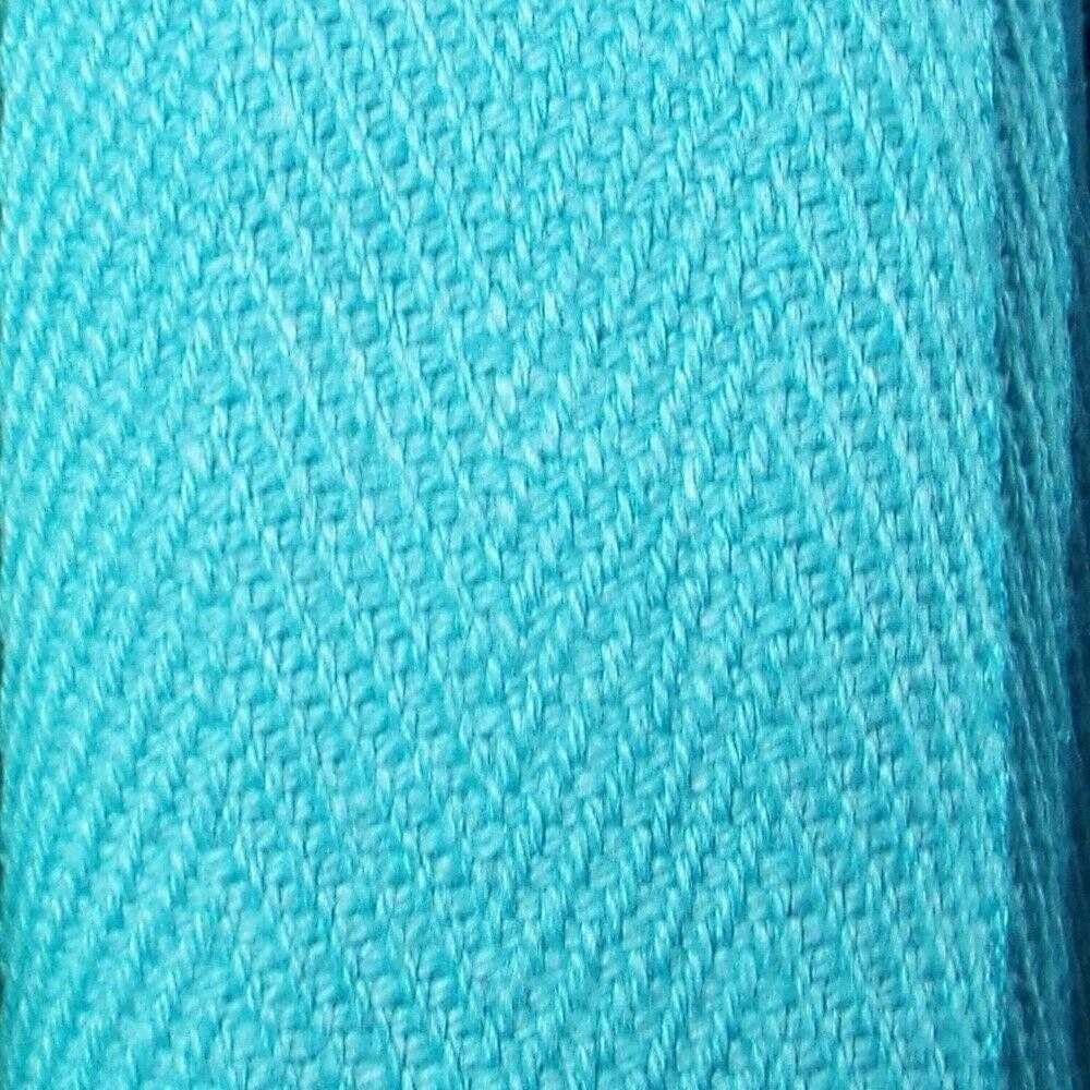 35mm Cotton Herringbone Tape 754D, 005 Turquoise Blue, 4 Metres