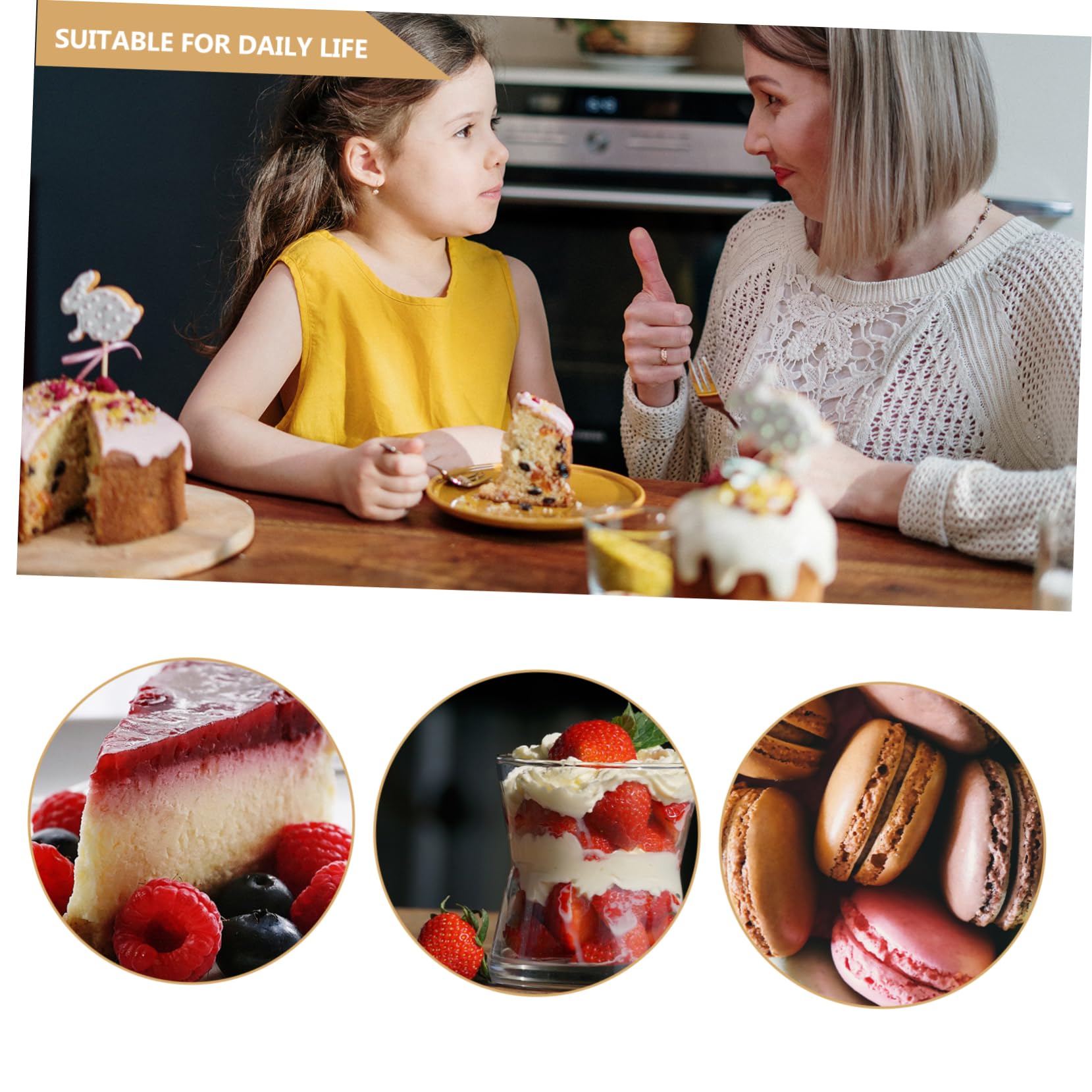 BRIGHTFUFU 1Pc Vintage Crown Shape Fork Creative Dessert Fork for Fruit Cake and Pastry Chic Cutlery for Home Parties and Gifting