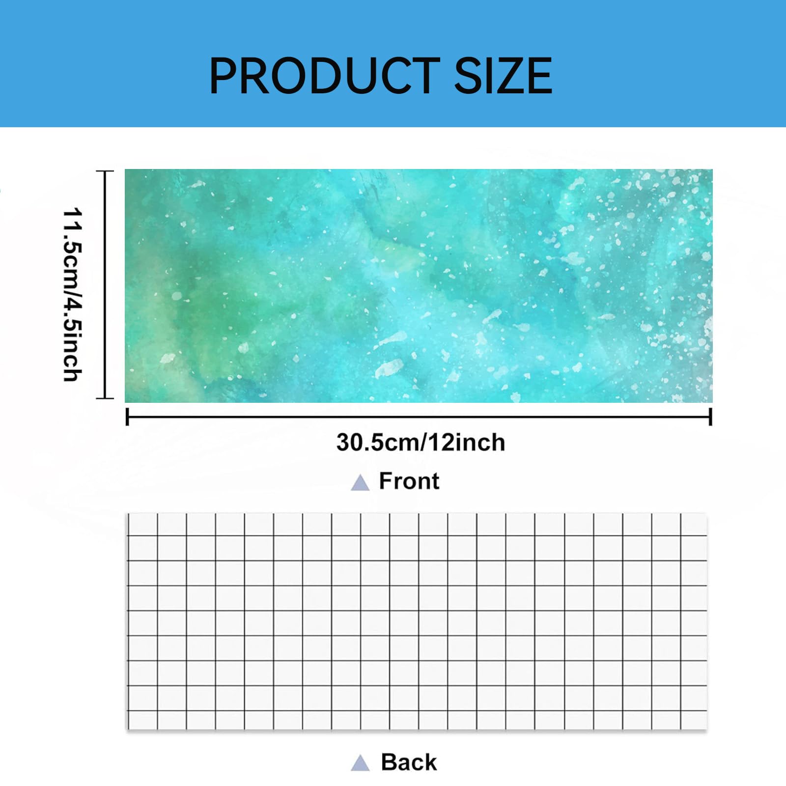 Infusible Transfer Ink Sheets, 10 Fogli di Inchiostro Infusibili per Pressa a Caldo 11,5 x 30,5 cm, Carta di Trasferimento Insolubile a Sublimazione Tinta per T-shirt, Tazze (Acquerello)