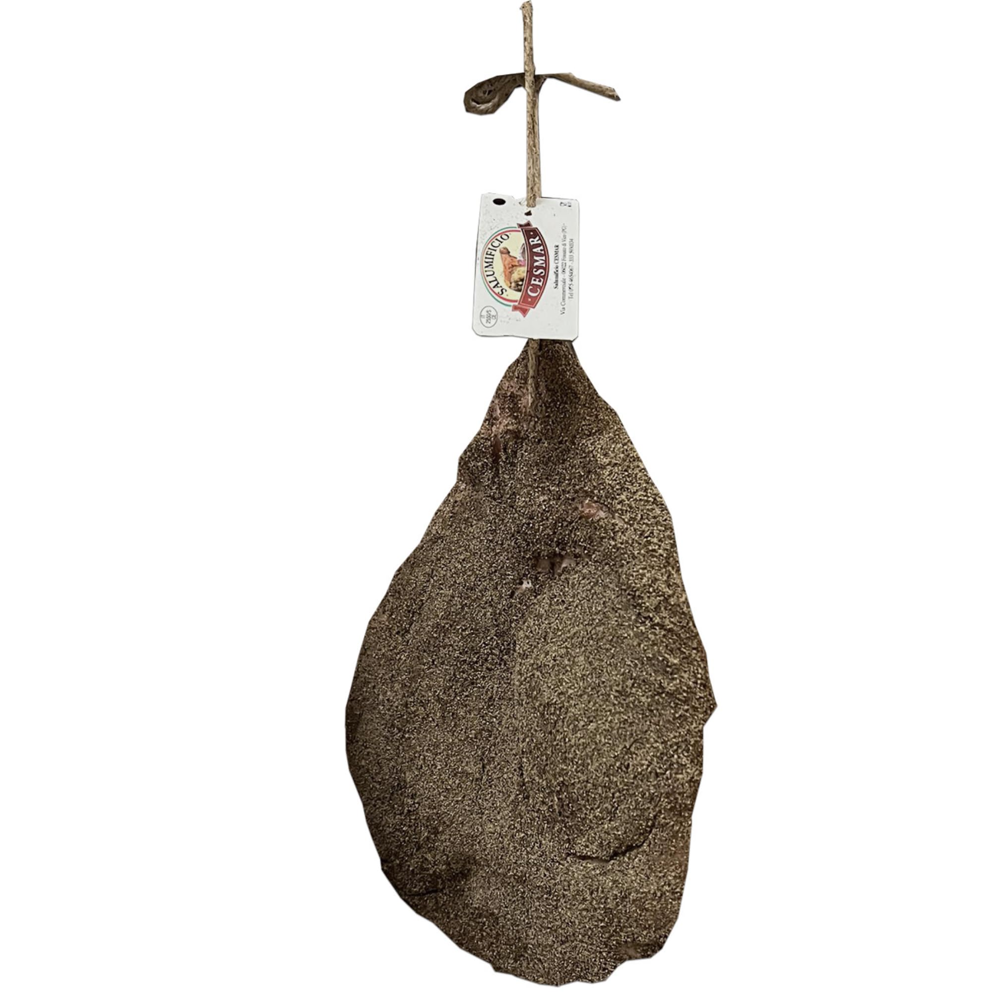 Guanciale Speck 1,2 kg Gourmet g.g.A. (I.G.P.) ganzes Stück Isolierverpackung – – luftgetrocknete Schweinebacke, handwerkliche Spitzenqualität, glutenfrei – ideal für Pasta Amatriciana & Carbonara
