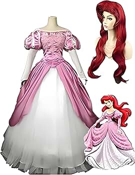 アリエル コスプレ衣装ウィッグ Amazon.co.jp: [YIDEDAOCOS] 即納リトル・マーメイド アリエルコスプレ