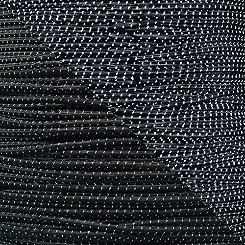 Reflective Shock Cord 1/8” Diameter Elastic Bungee Cord - Made in the USA