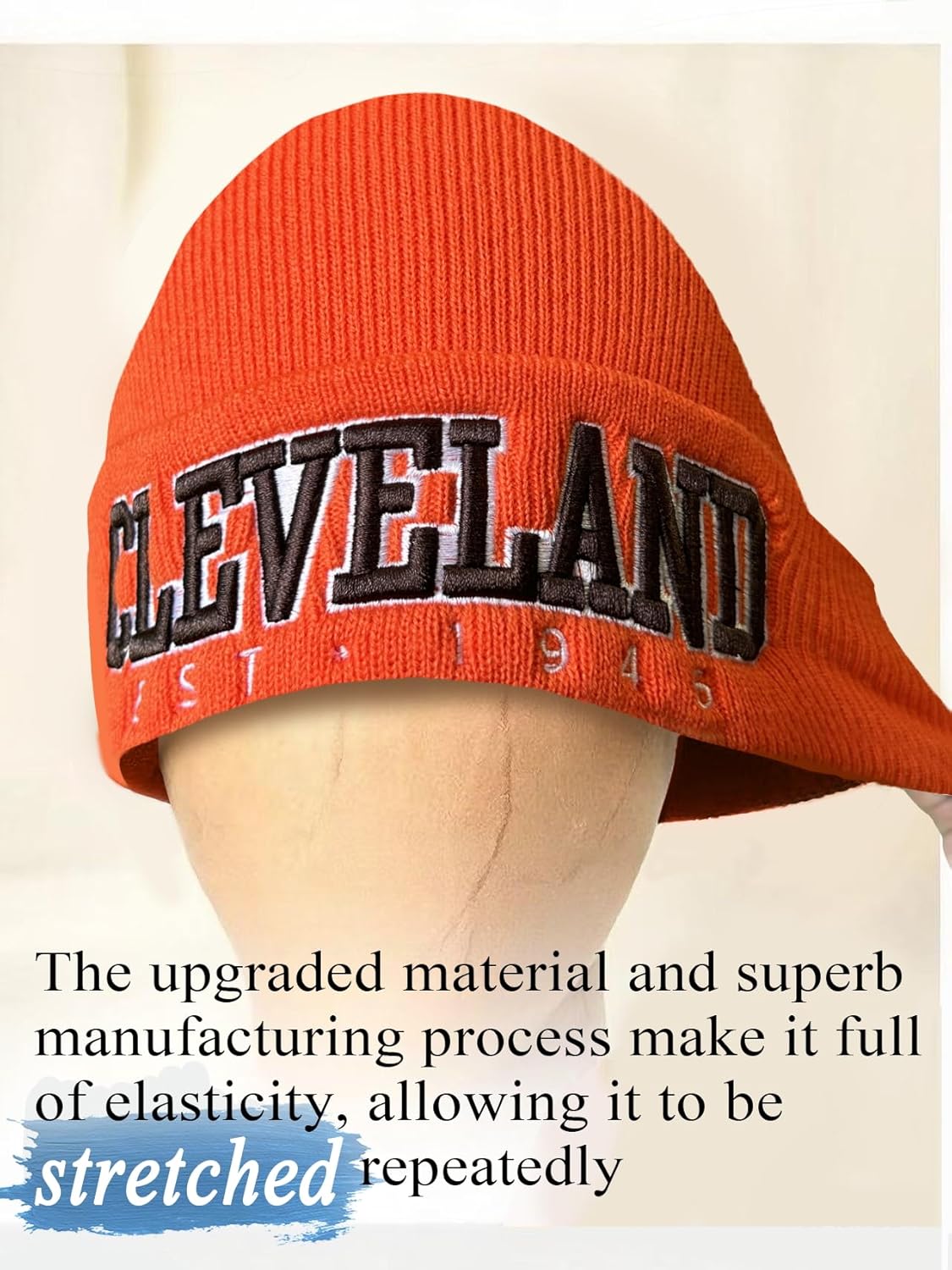 Beanie for Men Women Cuffed Thick Knitted Unisex Winter Hat Beanies, Ideal for Sports, for Men & Women - Image 2