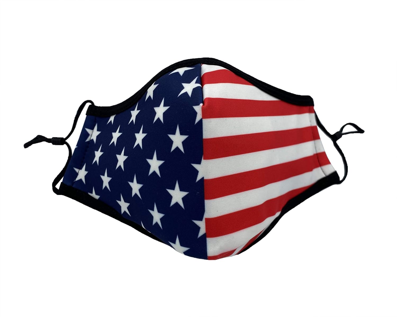 USA Cloth Face Mask, Unisex Adult Face Mask, 3 Layers with 99% Filtration Efficiency of Polypropylene Filter Inside for a higher level of protection, Reusable & Washable - Made in USA
