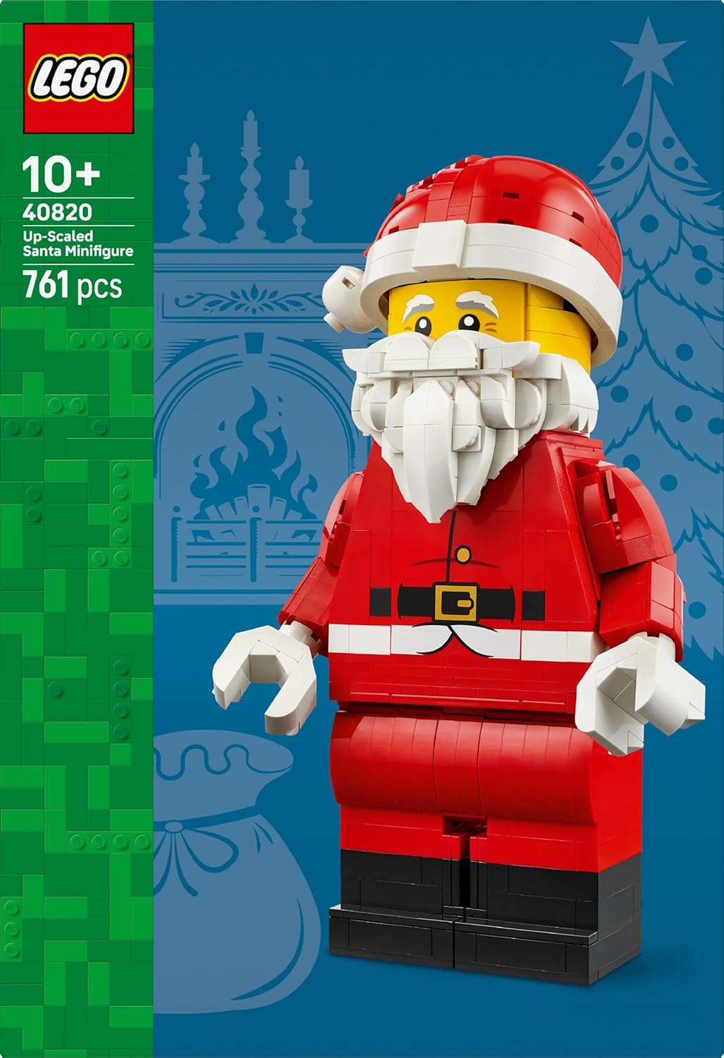 LEGO 40820 Santa Deluxe Minifigure, Toy Blocks, Boys, Girls, Ages 10 and Up, Domestic Authentic Product