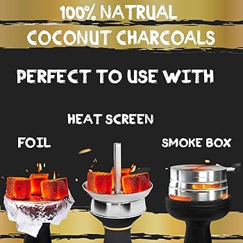 Amazon.com: Coco Hamra: 640 Pcs 10KG Natural Coconut Hookah