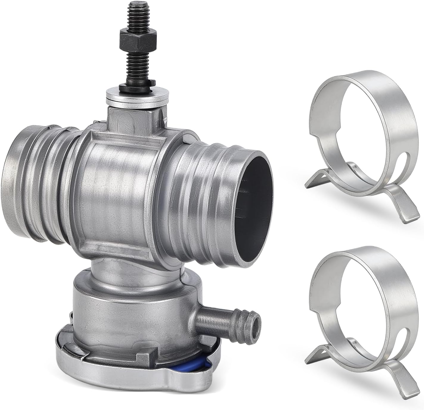 55116901AA Upgrade Aluminum Radiator Coolant Filler Neck & Cap for 2007-2018 Dodge Dakota Durango Caliber Avenger Journey/Jeep Compass Patriot/Chrysler 200 Sebring Replaces# 52028810AL 52029195AK