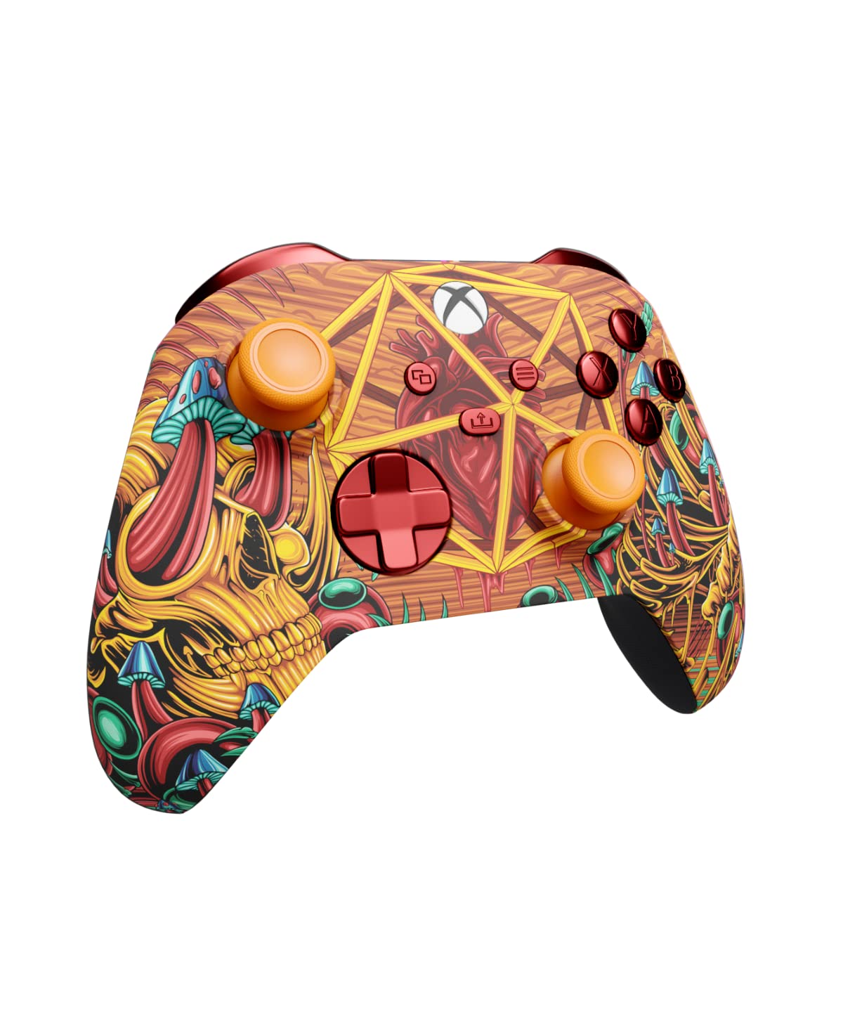 Mando original de Xbox Edición Especial Personalizado Compatible con Xbox One Xbox Series X/S (Color, Devils Heart)