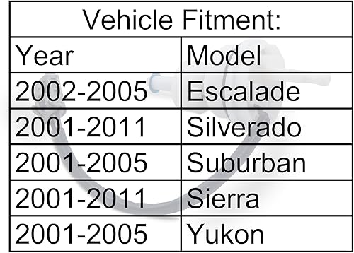 Miniatura 4 de Sensor indicador de agua en combustible, sensor de filtro de combustible compatible con Silverado Sierra Truck 2001-2011 2500HD 3500 3500HD 6.6L V8