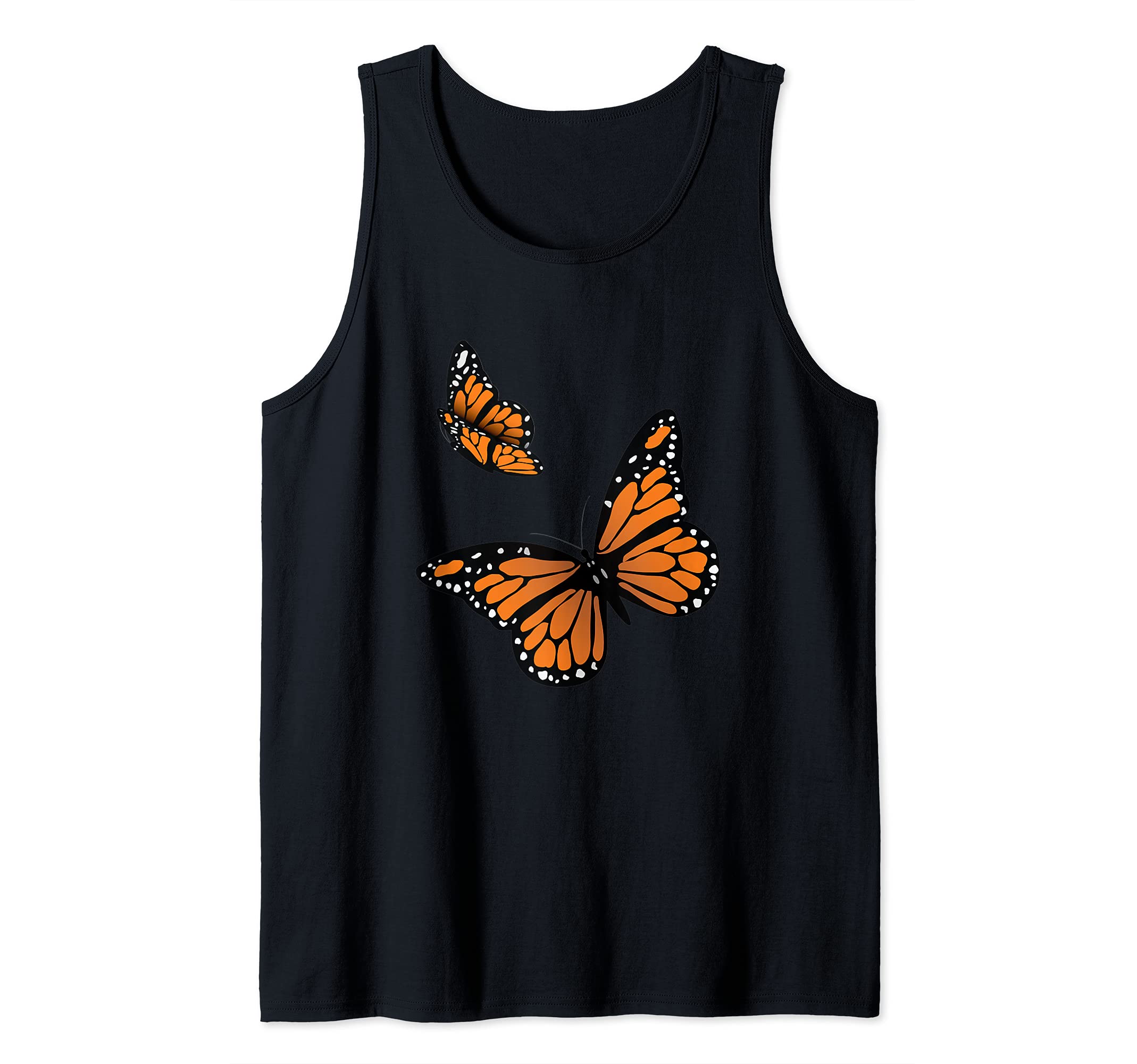 Monarch Butterfly Pair Of Monarch Butterflies Tank Top, Black